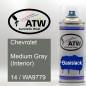 Preview: Chevrolet, Medium Gray (Interior), 14 / WA9779: 400ml Sprühdose, von ATW Autoteile West.